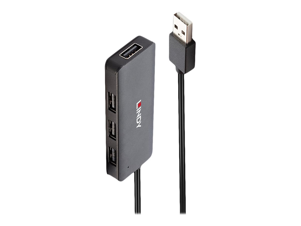 Lindy USB 2.0 Hub 4 poorten zonder voeding