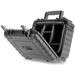 B+W Outdoor-Koffer Typ 1000 - RPD mit Facheinteilung (Fotokoffer, 4.10 l), Kameratasche, Schwarz