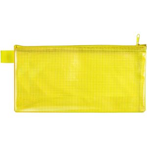 Veloflex Reißverschlussbeutel 2706010, DIN lang, gelb, EVA-Folie, 1 Fach