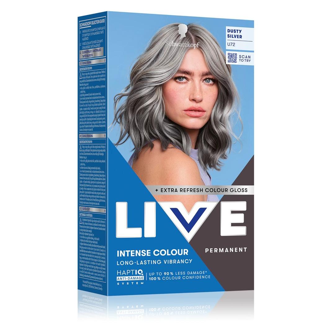 Schwarzkopf Intensive Farbe Permanent Haarfärbemittel (U72 Dusty Silver) (68069771)