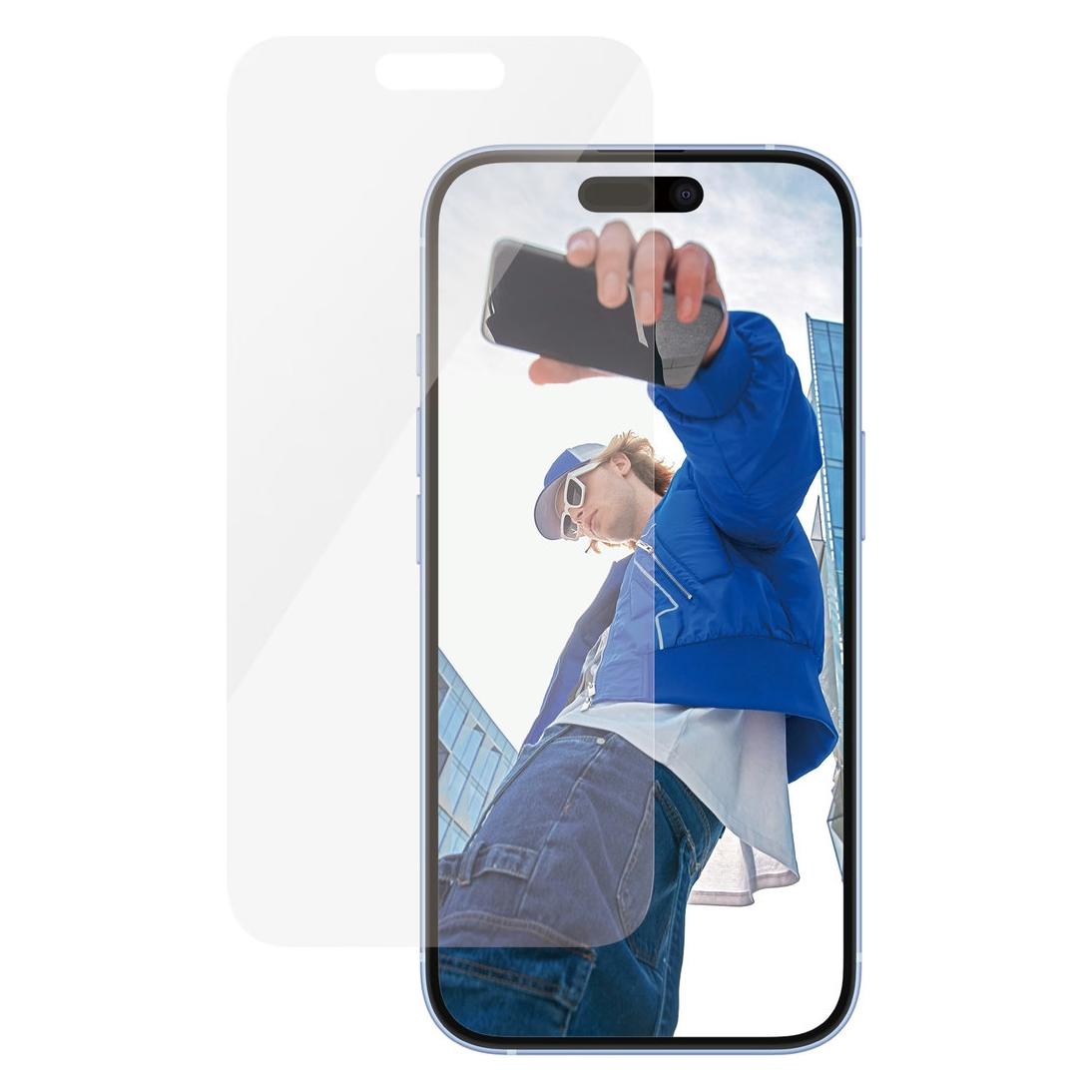 PanzerGlass Displayschutz iPhone 16 | 15 | Classic Fit (Apple iPhone 15, Apple iPhone 16) (BULK2873)