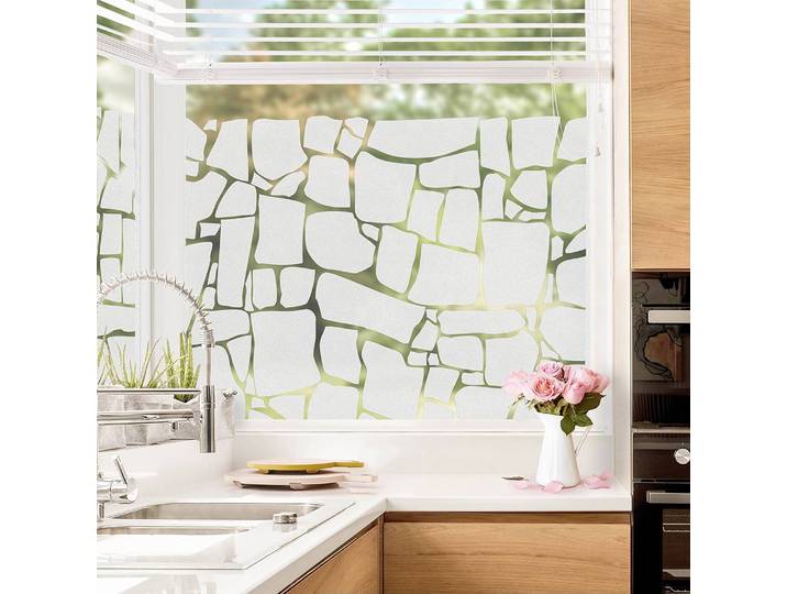 Fensterfolie Prama Polyethylen Weiß 100 x 60cm