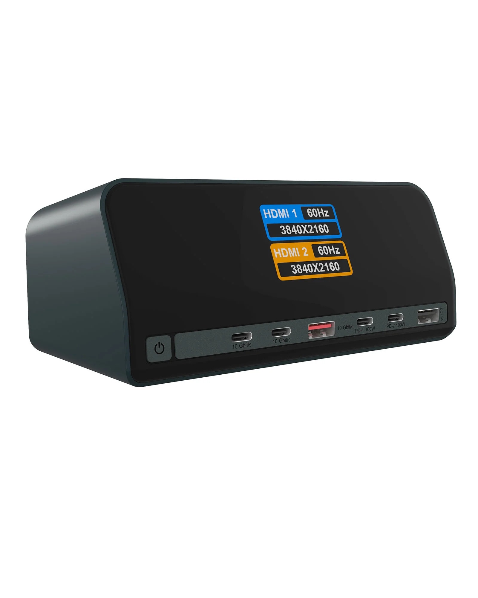 Raid Sonic Raidsonic ICY BOX Heart Dock 2300 IB-DK2300-CH 11-in-1 DockingStation mit Display