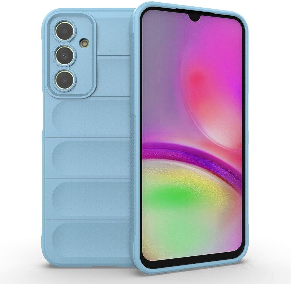 INCOVER Samsung Galaxy A25 (5G) Fleksibelt Plastik Bagside Cover - Lyseblå