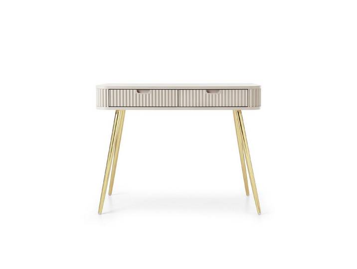 MOEBLO Konsolentisch Hosta (Konsole mit Schubladen, Frisiertisch, Schminktisch, Kosmetiktisch), 103x80x49