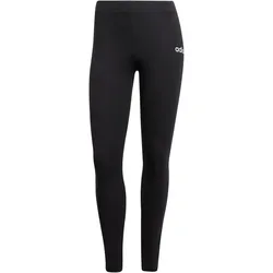 adidas Essentials Linear Baumwoll Leggings Damen JG8621 - black/white L