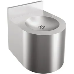 KWC Aquarotter Wandtrinkbrunnen, ANIMA, Edelstahl, 305x320x350 mm, Hahnloch, 213.0649.011 213.0649.011