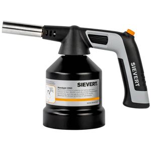 Sievert Lötlampe 228301, Handyjet 2283, bis 1750°C, für Stechkartuschen, Piezozündung