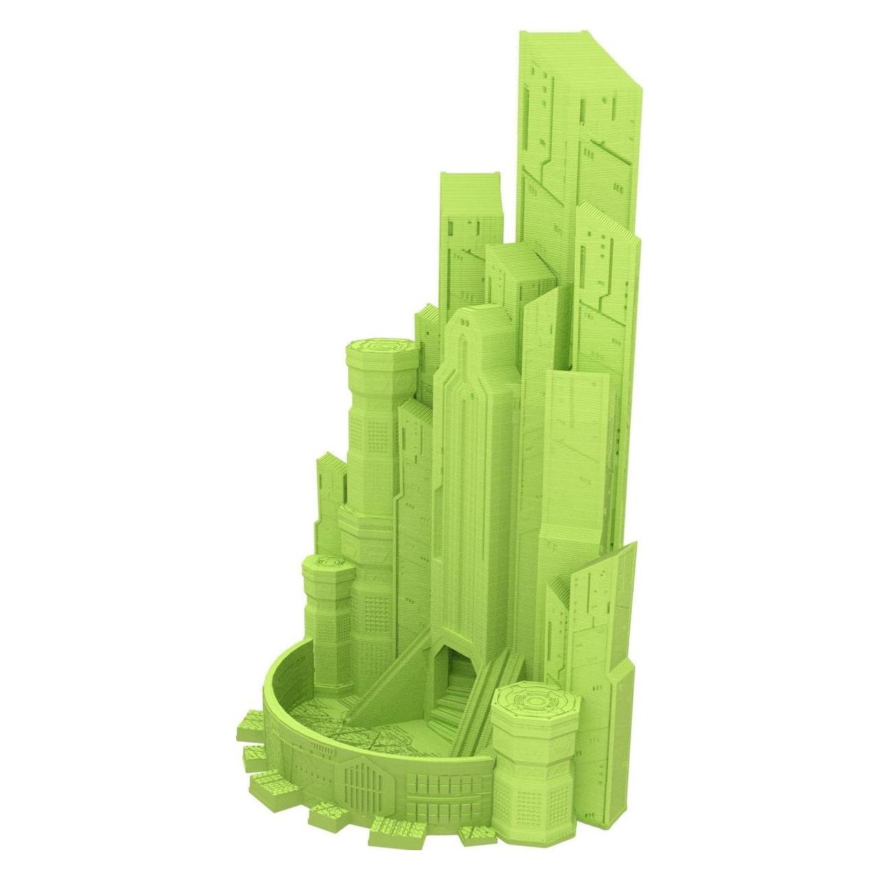 Feldherr Fates End Würfelturm Cybercity grün - 3D gedrucktes Zubehör (Kunststoff) (377043)