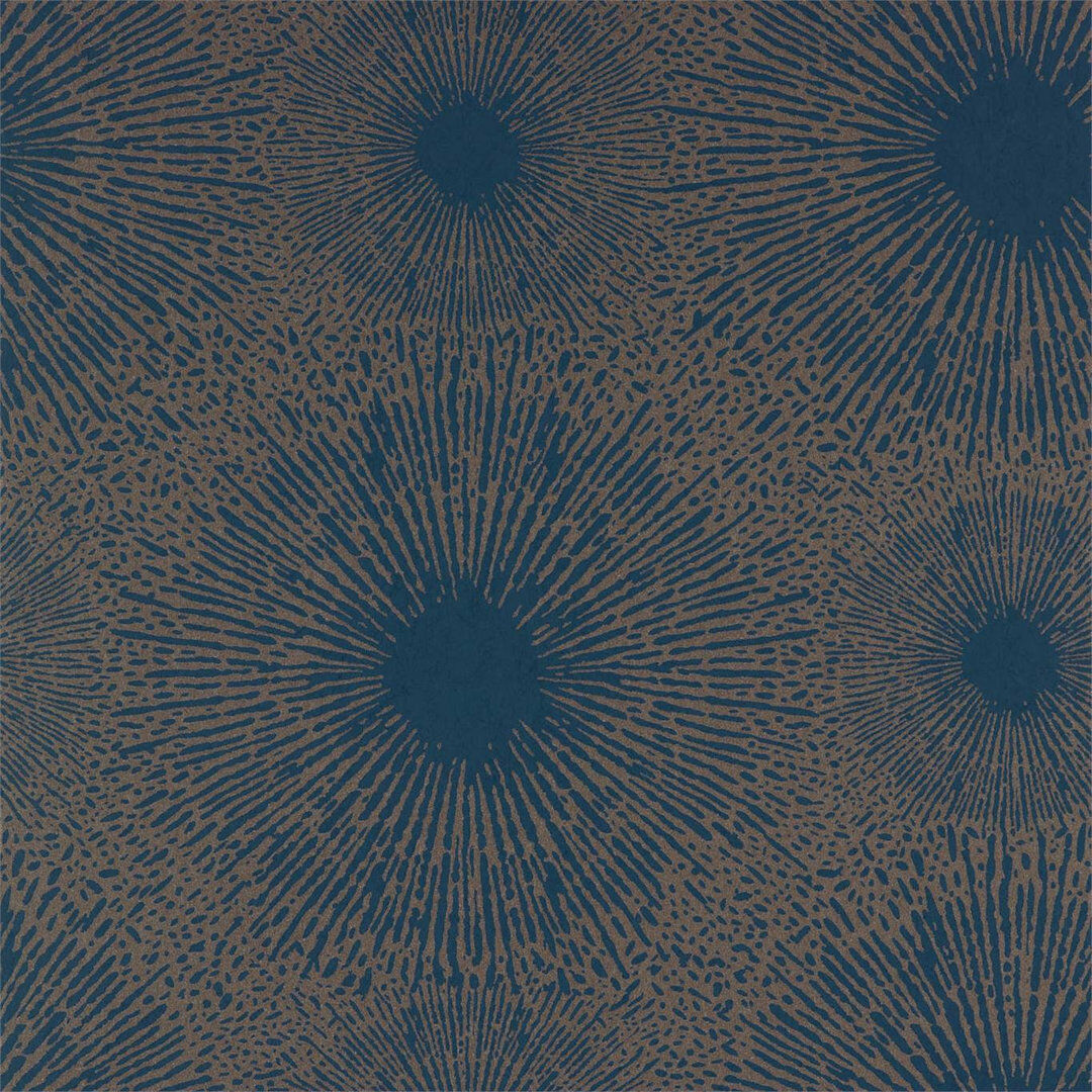 Harlequin Anthology Perlite 10.05m x 68.6cm Wallpaper Roll Lapis / Copper Ore 1,005cm L
