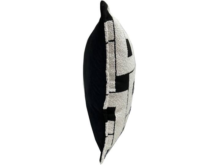Zierkissen Dina schwarz/weiss Polyester B 30 T 50 cm - Zierkissen