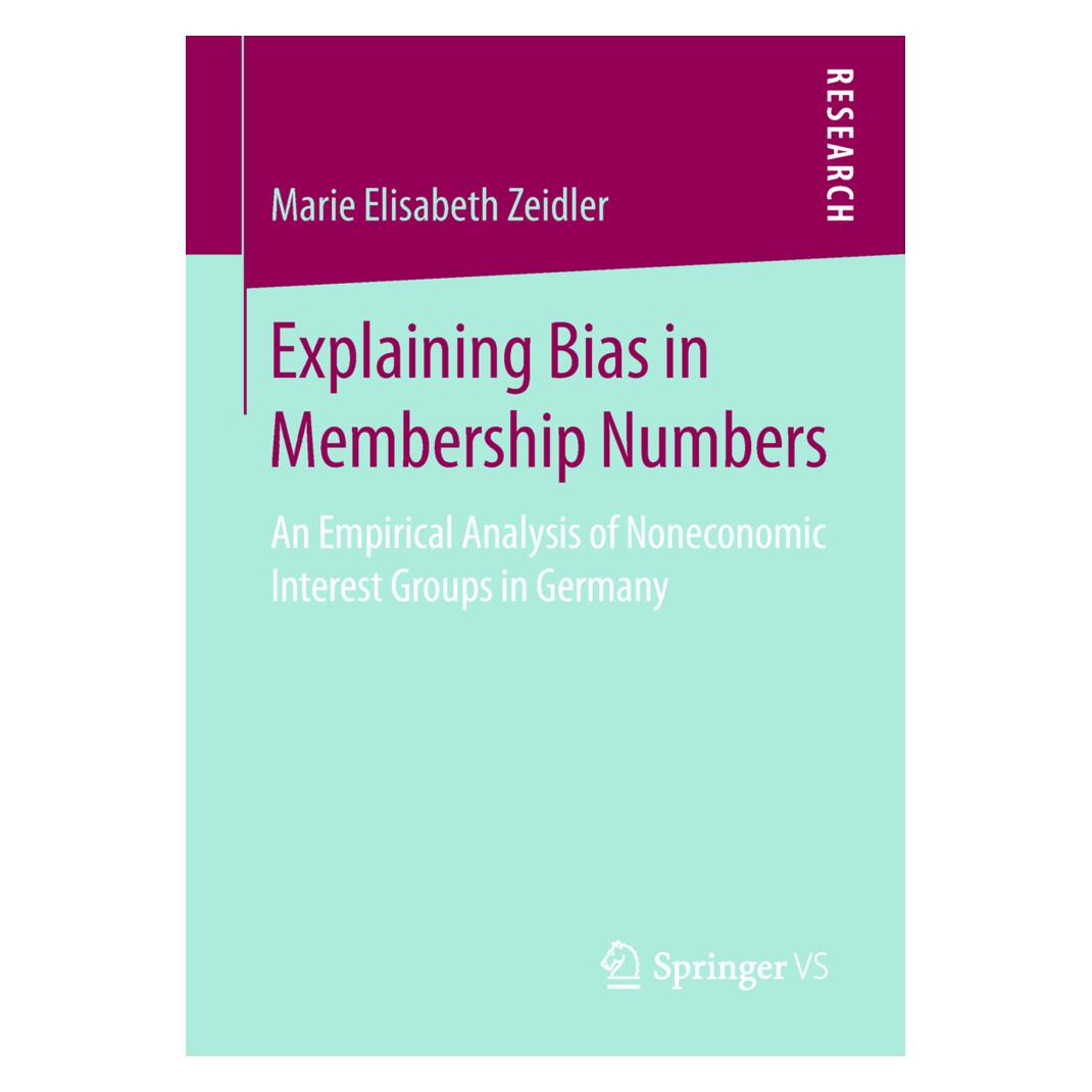 Springer Het verklaren van vertekeningen in ledenaantallen (Englisch, Softcover, Marie Elisabeth Zeidler) (25423212)