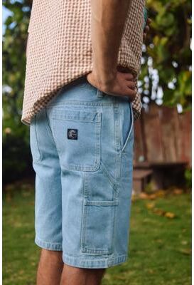 O'Neill s O'riginals Dockside Utility 21"" Denim Jean Shorts in Washed Indigo, Size 36"