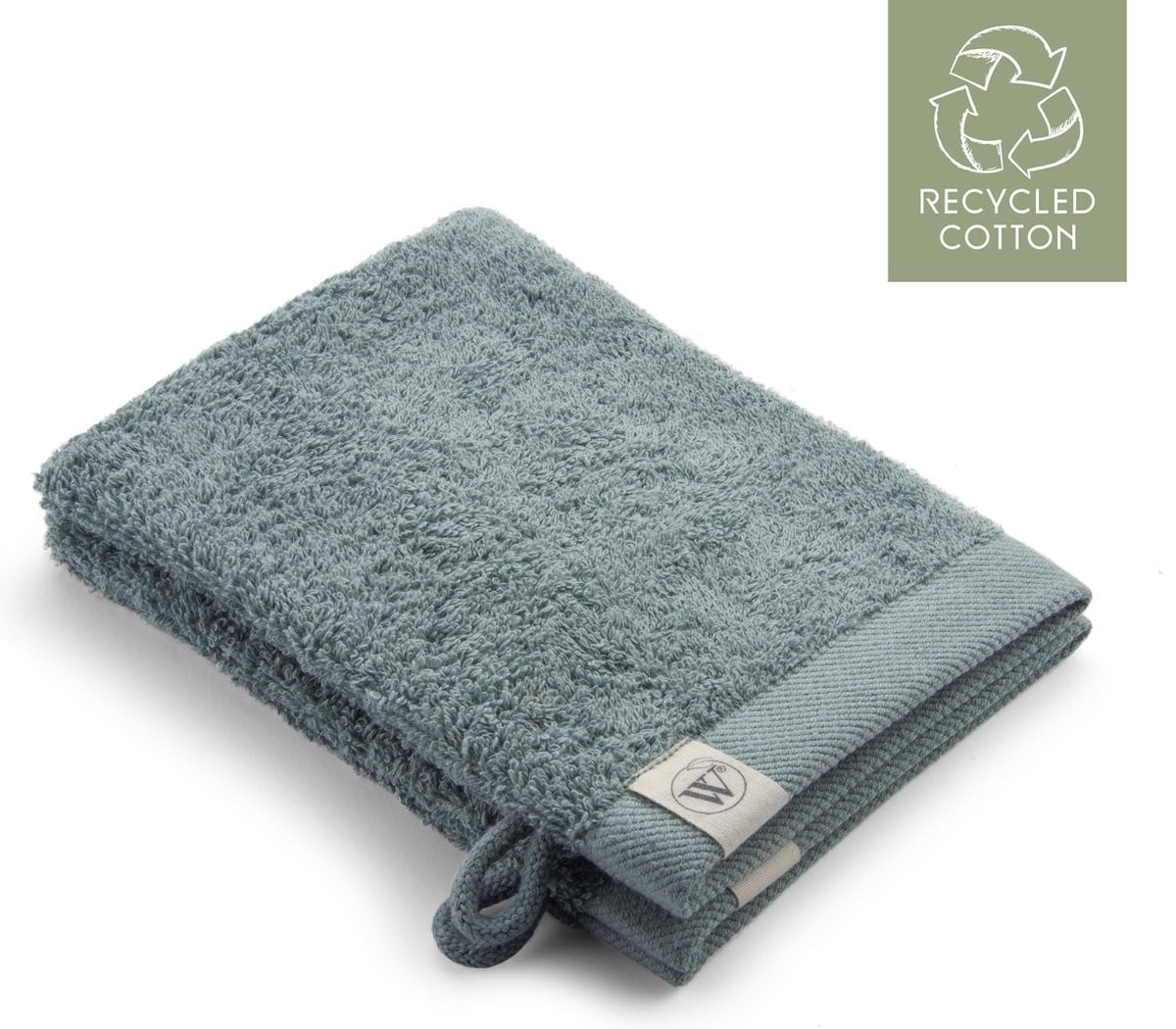 Walra Washhanddoeken Remade Cotton - 2 stuks - Jade - 16 x 21 cm