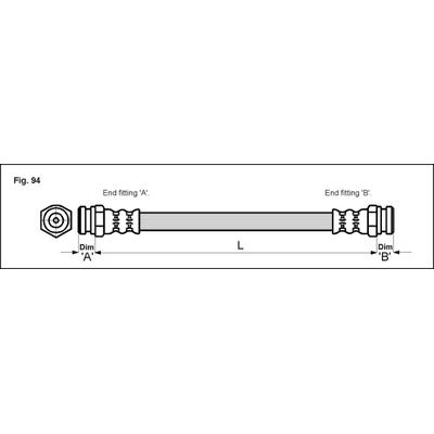 METZGER AUTOTEILE Bremsschlauch 4114702 für MAZDA