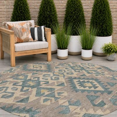 Addison Rugs Machine Washable Indoor/ Outdoor Boho Chamberlain Chantille Rug