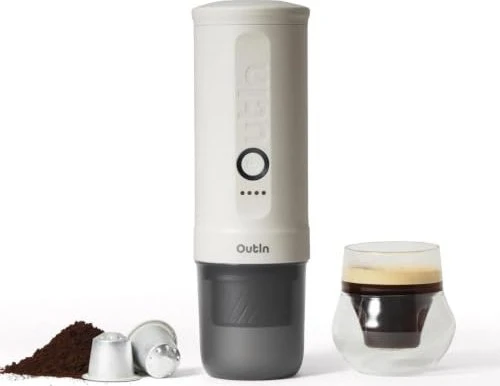 OutIn Nano - Pearl White - Portable Coffee Machine