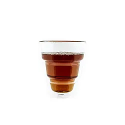 Mulex Gläser-Set Hitzebeständig für Heiß- und Kaltgetränke 350 ml aus Borosilikatglas