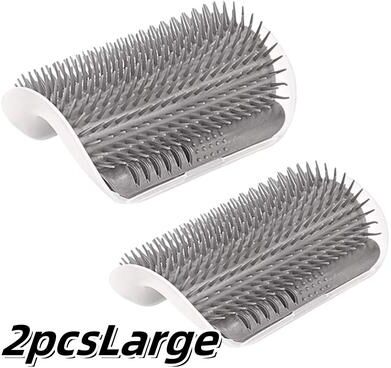 Uplifted Finds Struc Groom Corner Massage Hub 2 Pcs Gray Cat L