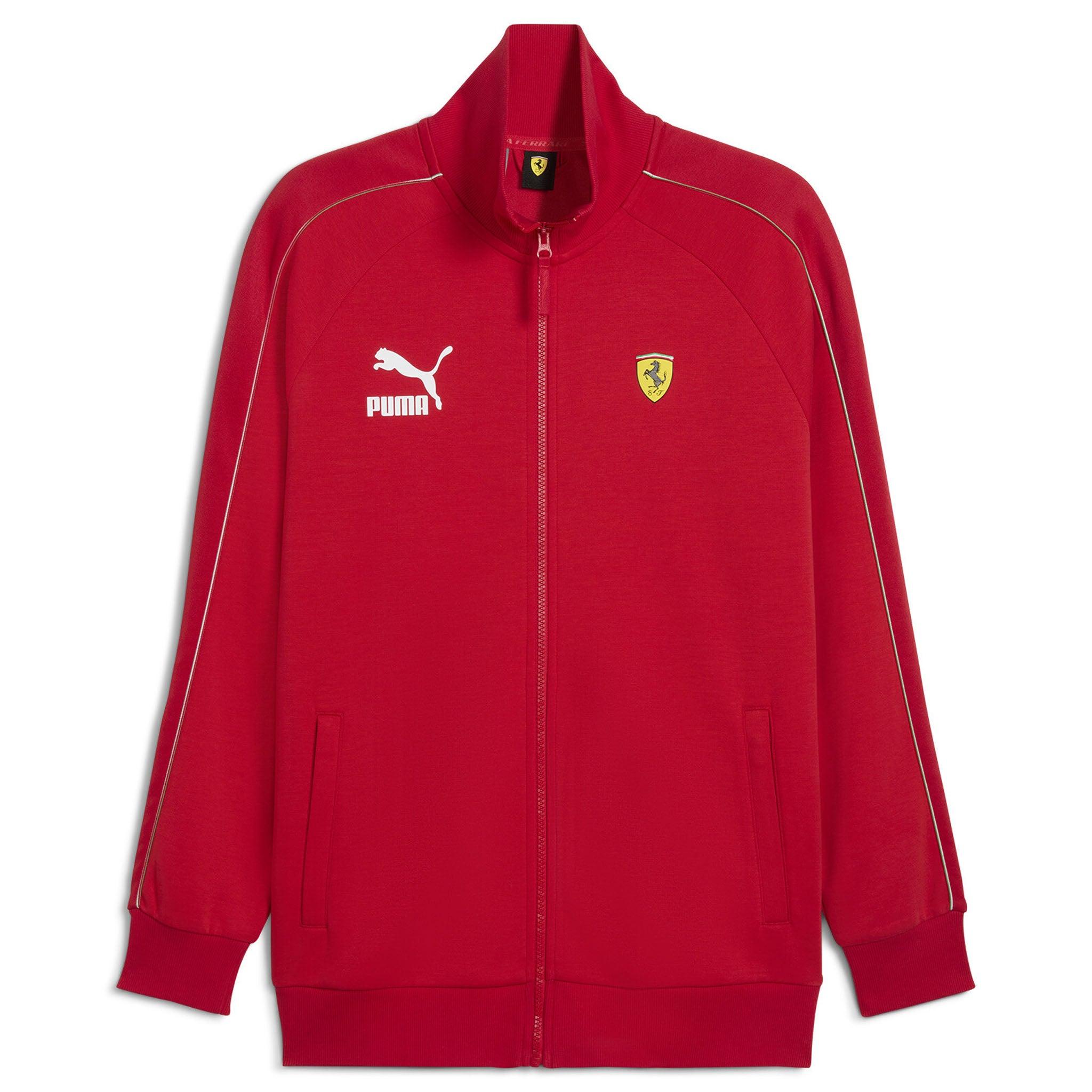 Puma x Scuderia Ferrari Renn Ikonik Herren Rote Trainingsjacke