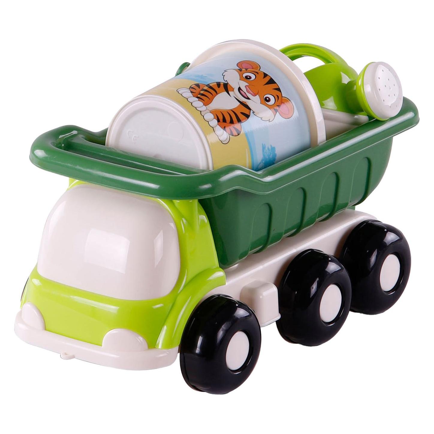 Polesie Cavallino Beach Dump Truck mit Eimer-Set Grün, 5-tlg. (43695934)