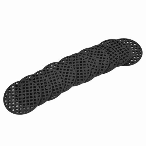 10 stuks Cafopgrill Bloempotmatten - Ronde Mesh Drainage Mat voor Planten en Bonsai - 4,5 cm