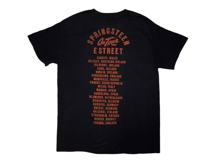 Bruce Springsteen Tour 24 E Street Photo T Shirt XL