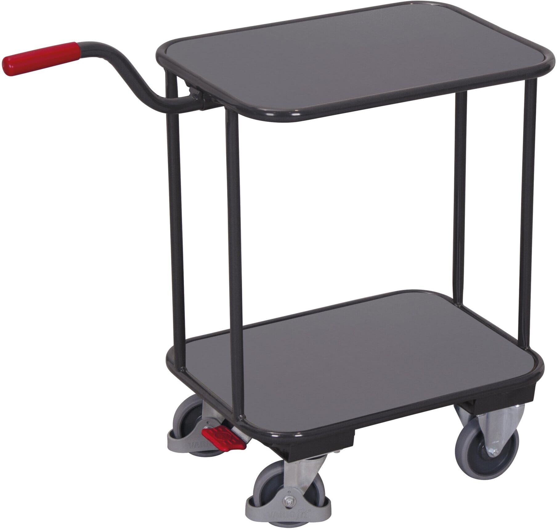 Variofit Griffroller mit 2 Ladeflächen RAL 7016 (sw-450.800/AG)