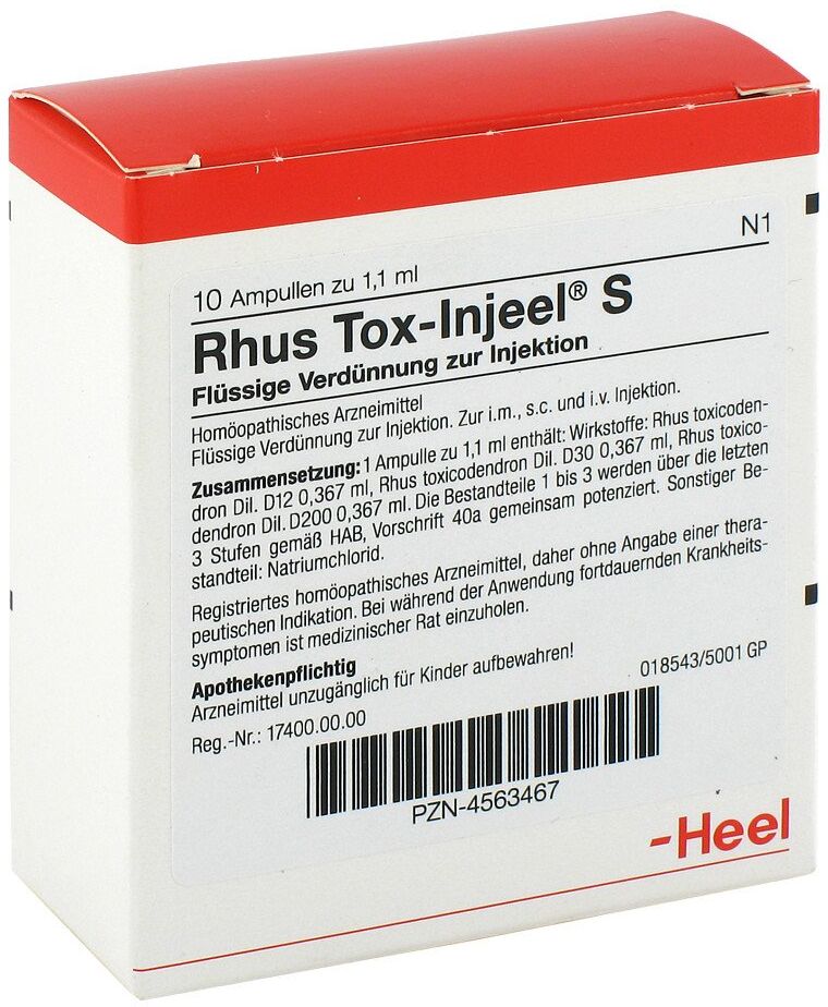 Rhus Tox Injeel S Ampullen