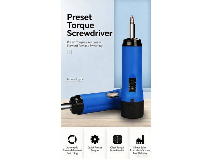 Tournevis dynamométrique préréglé professionnel de haute précision, clé dynamométrique économique, outils manuels