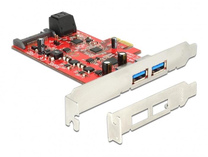 DeLOCK PCI Express Karte zu extern USB 3.0 / intern SATA 6 89389