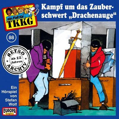 TKKG - Folge 88: Kampf um das Zauberschwert 'Drachenauge' - H.G. Francis, Audio, 4064066632977