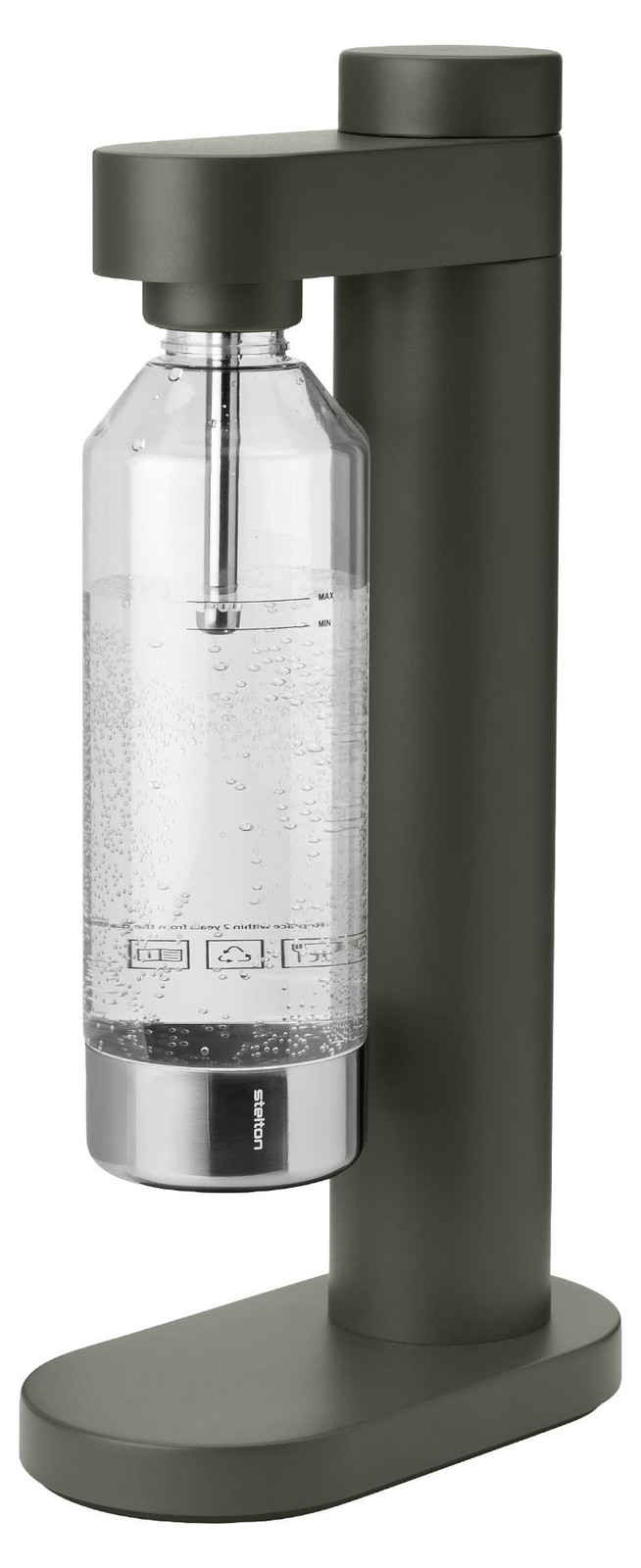 Stelton Brus bruiswaterapparaat, donkergroen