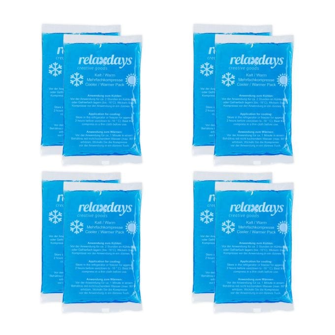 Relaxdays 24x koelelementen blauw