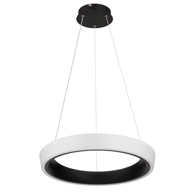 GLOBO LIGHTING LED-Hängeleuchte "TABANO", schwarz (schwarz matt), 1 Stk., Leuchten, Hängelampe, opal, Design, Esszimmer, Esstisch