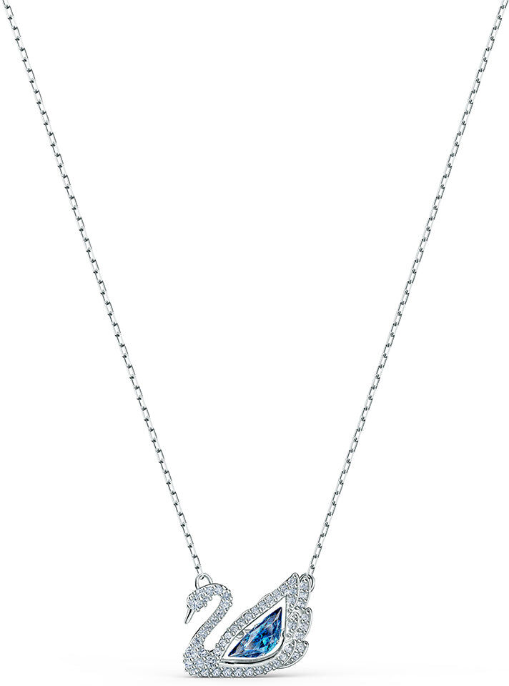 Swarovski Dancing Swan joutsen kristalliriipus sinisellä kristallilla, 5533397