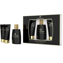 Sergio Tacchini Splendida Pour Femme Eau De Parfum 100ml Locion Corporal Perfumada 100ml Gel De Baó 100ml