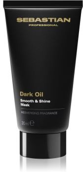 Sebastian Dark Oil máscara de nutrição intensa para cabelo brilhante e macio 30 ml. Dark Oil