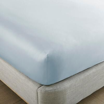 Whisper Organic Organic Cotton Sateen 300 Thread Count Fitted Sheet
