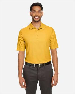 CORE365 CE112 Men's Fusion ChromaSoft Pique Polo Shirt in Campus Gold size 3XL   Polyester