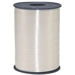 PRÄSENT Ringelband 250 m beige, 1 cm