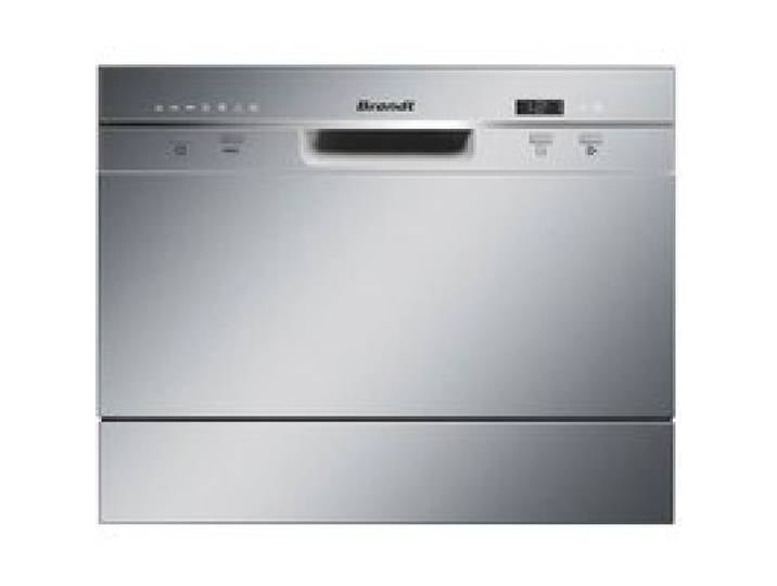 Lave-vaisselle compact pose libre BRANDT DFC6519S - Induction - 6 couverts - L55cm - 49dB - Inox