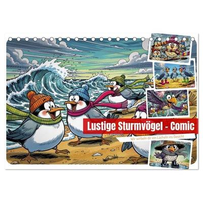 Lustige Sturmvögel - Comic (Tischkalender 2027 DIN A5 quer), CALVENDO Monatskalender