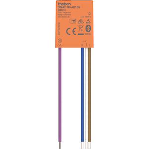 Theben Dimmer DIMAX 540 APP BN, Bluetooth, Unterputz, für LED-, Halogen- und Glühlampen, Tastdimmer