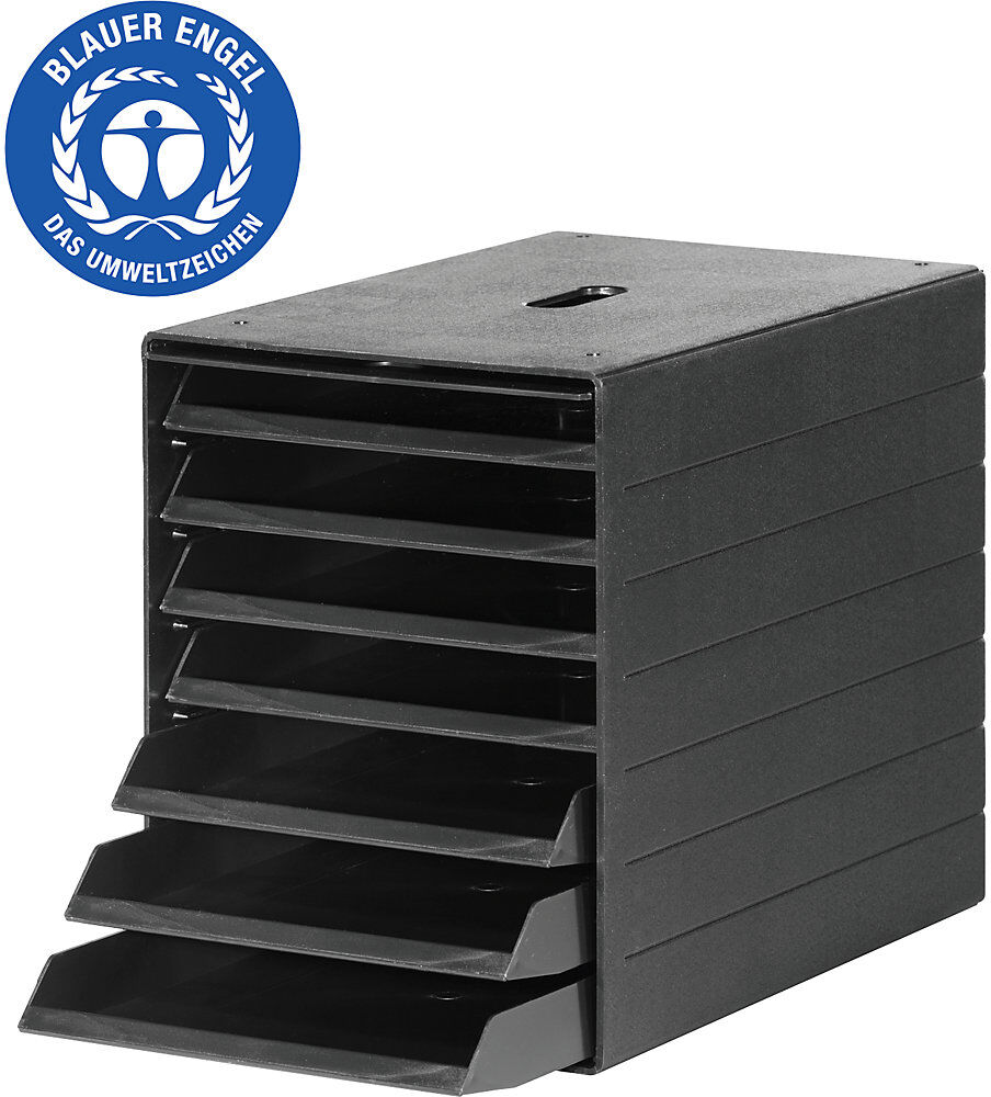 Schubladenbox IDEALBOX PLUS 7, HxBxT 322 x 250 x 365 mm, anthrazit DURABLE