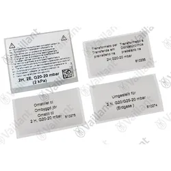 Umstellsatz, (P -> H, L) Vaillant-Nr. 0020052091