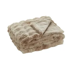 bugatti Felldecke  Bubble ¦ beige ¦ Synthetik ¦ Maße (cm): B: 150