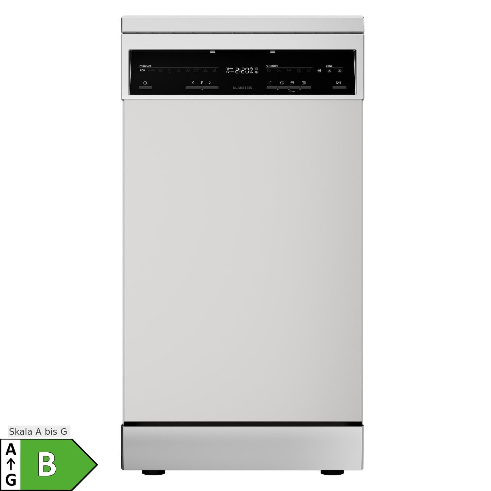 Verosteel Freistehender Geschirrspüler Minimalistisch, Kompakt, Elegant EEC B 45 cm