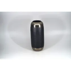 Vase KROKO (DH 17x40 cm) - schwarz - DH 17x40 cm