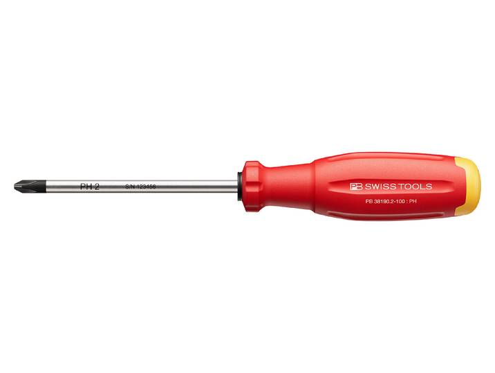 PB Swiss Tools Phillips-Schraubenzieher PB 38190 SwissGrip Evo Gr. 2 100 mm